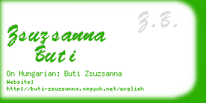 zsuzsanna buti business card